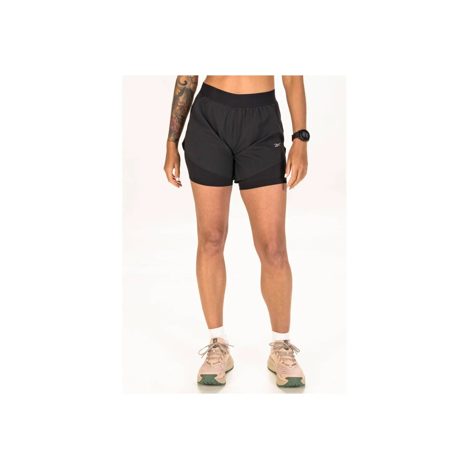 Reebok Short 2 En 1 Femme Reebok