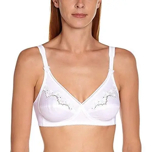 Reggiseno donna con ferretto in cotone e incrocio elastico Triumph