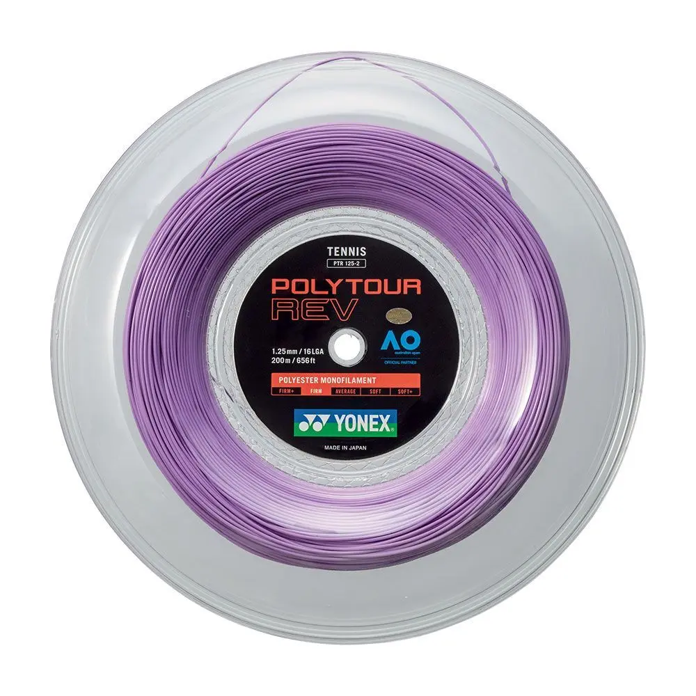 Yonex Polytour Pro 1.25 mm Tennissnaar op rol 200m paars
