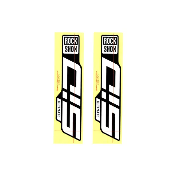 Aufkleberset Fahrradgabel Rockshox ULtimate 29 Gloss