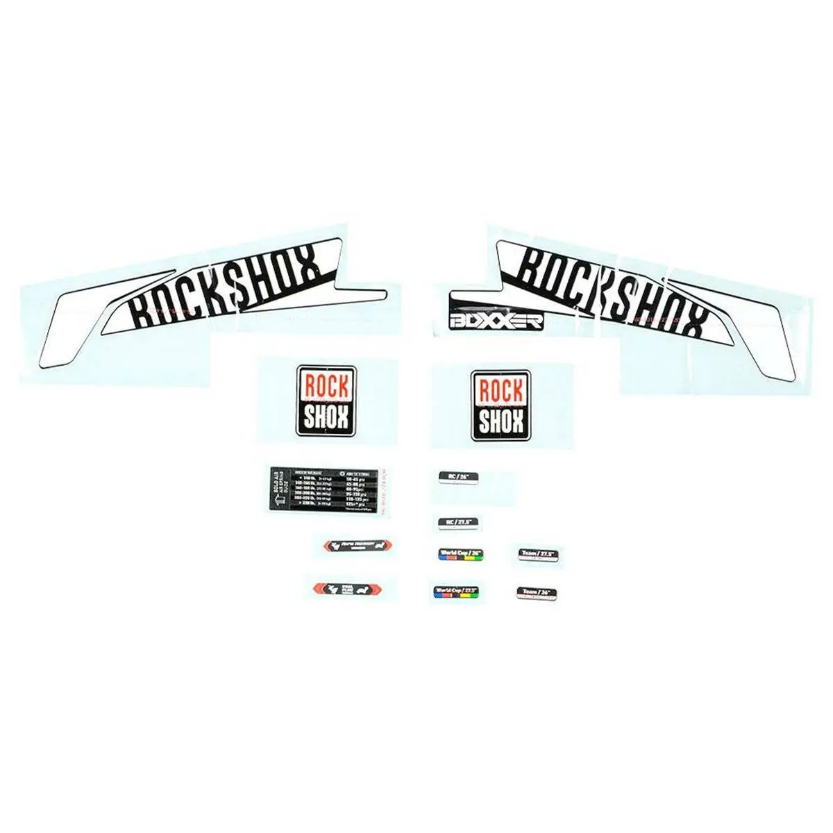Aufkleber Rockshox Boxxer 26/27.5