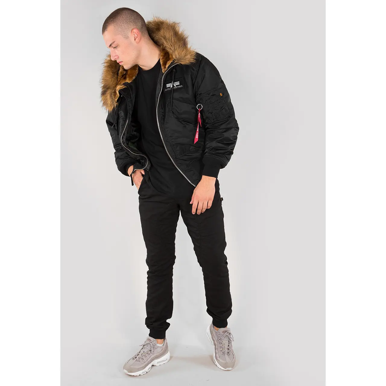 Bomber con cappuccio Alpha Industries 45P Custom