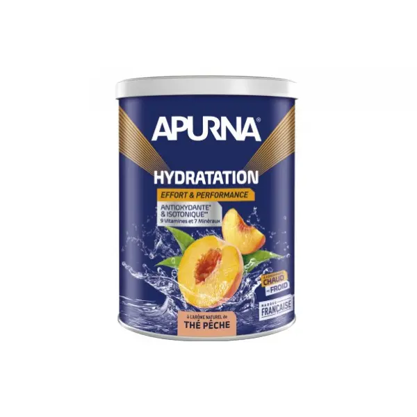 Isotonisches Getränk Hyd Pfirsichtee Apurna - Farbe: Blau