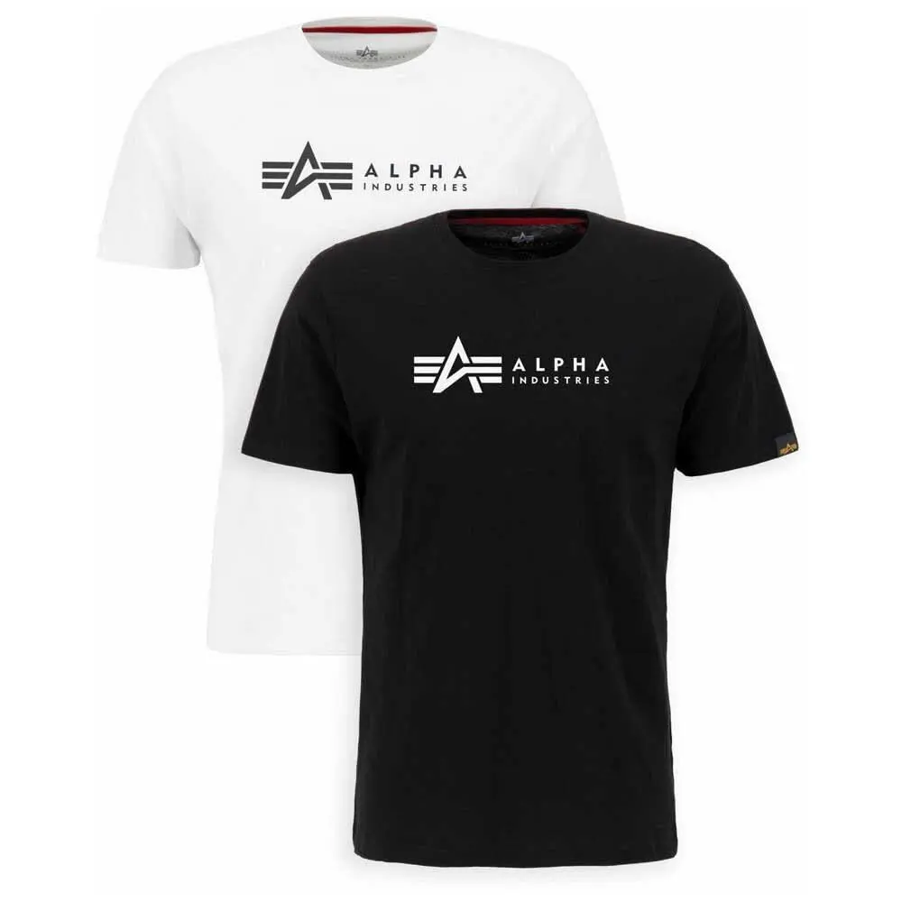 Set di 2 T-shirt Alpha Industries label