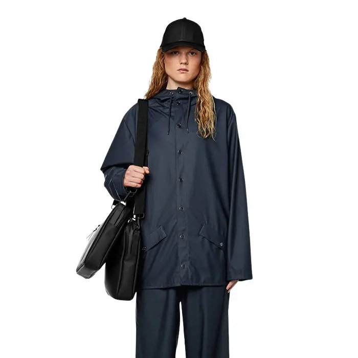 Rains - Unisex Regenmantel Im Minimalistischen Stil - Jackets - Damen - Blau - Xs - Bild 3