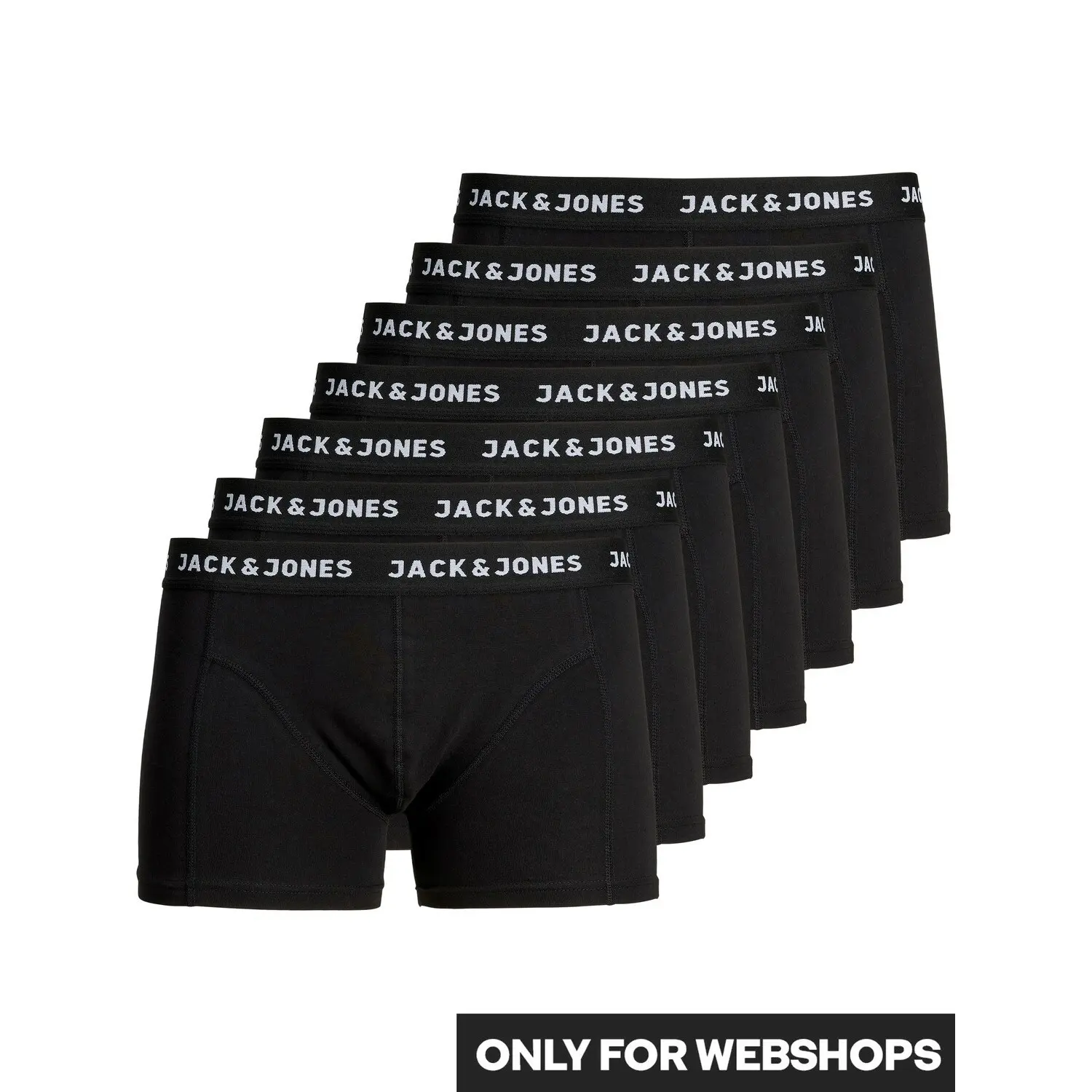 Jack & Jones Men's Black Boxers (X7)