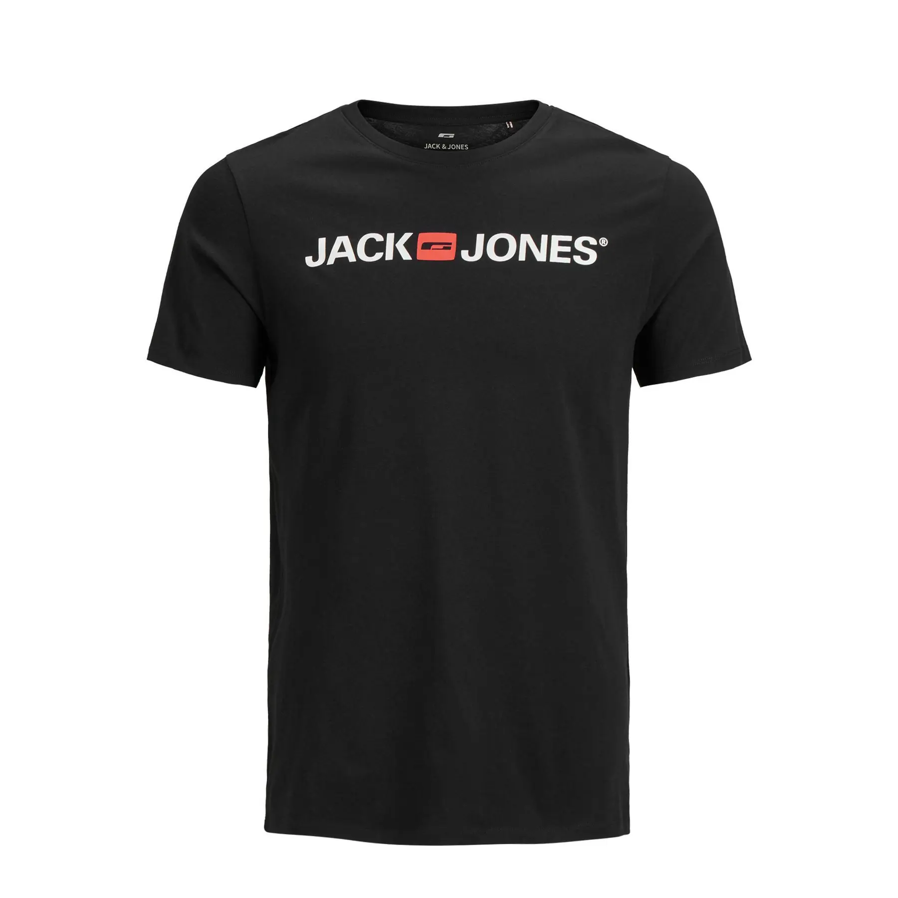Jack & Jones Black T-Shirt Large Size Corp Logo