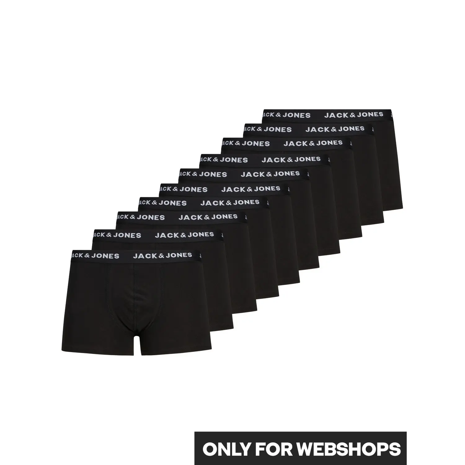 Boxer Jack & Jones Jacsolid Trunks 10 Packs (x10)