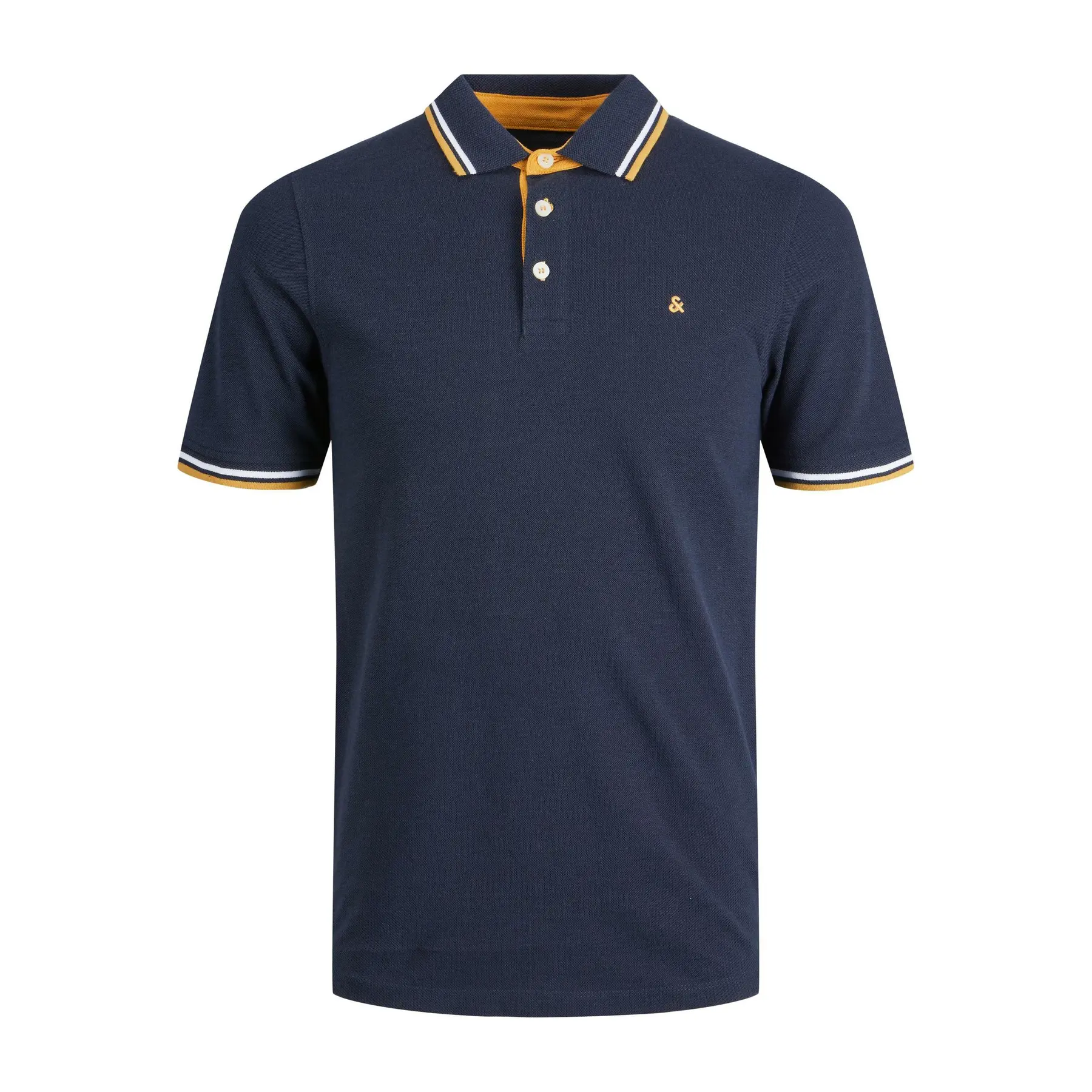JACK & JONES Men's Jjepaulos Polo Ss 2pk Mp Polo Shirt (Pack of 1) - Image 2