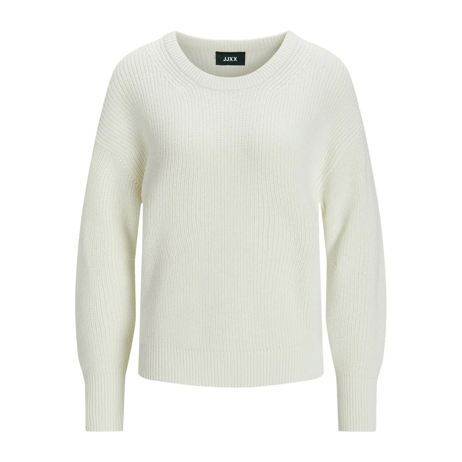 Jjxx Women's White Long-Sleeved Sweater Mila Twist