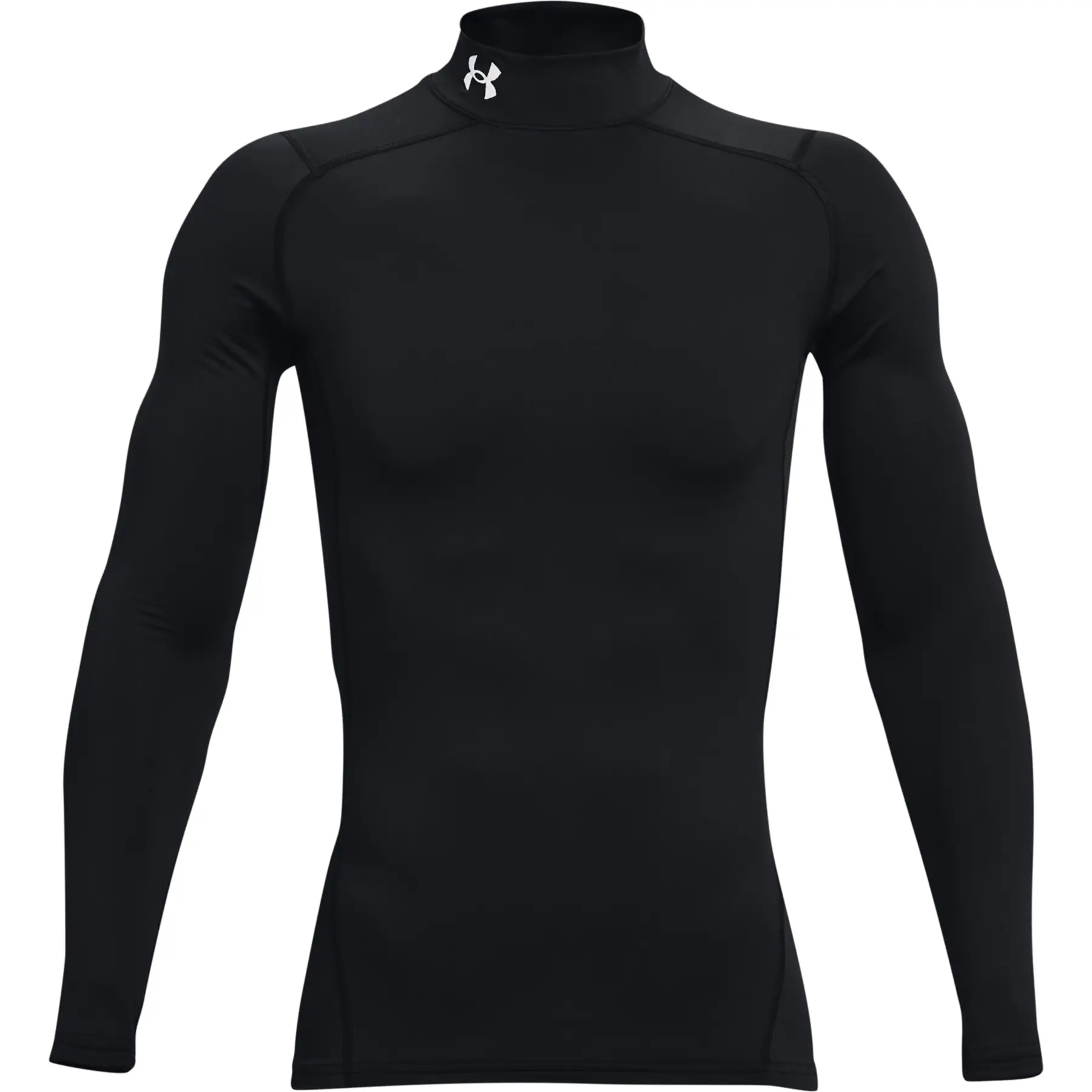 Under Armour Coldgear Comp Mock Longsleeve Herren-Schwarz