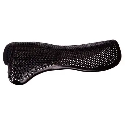 Sattelpad für Pferde soft gel mit vorderer Sitzerhöhung BR Equitation - Farbe: Schwarz