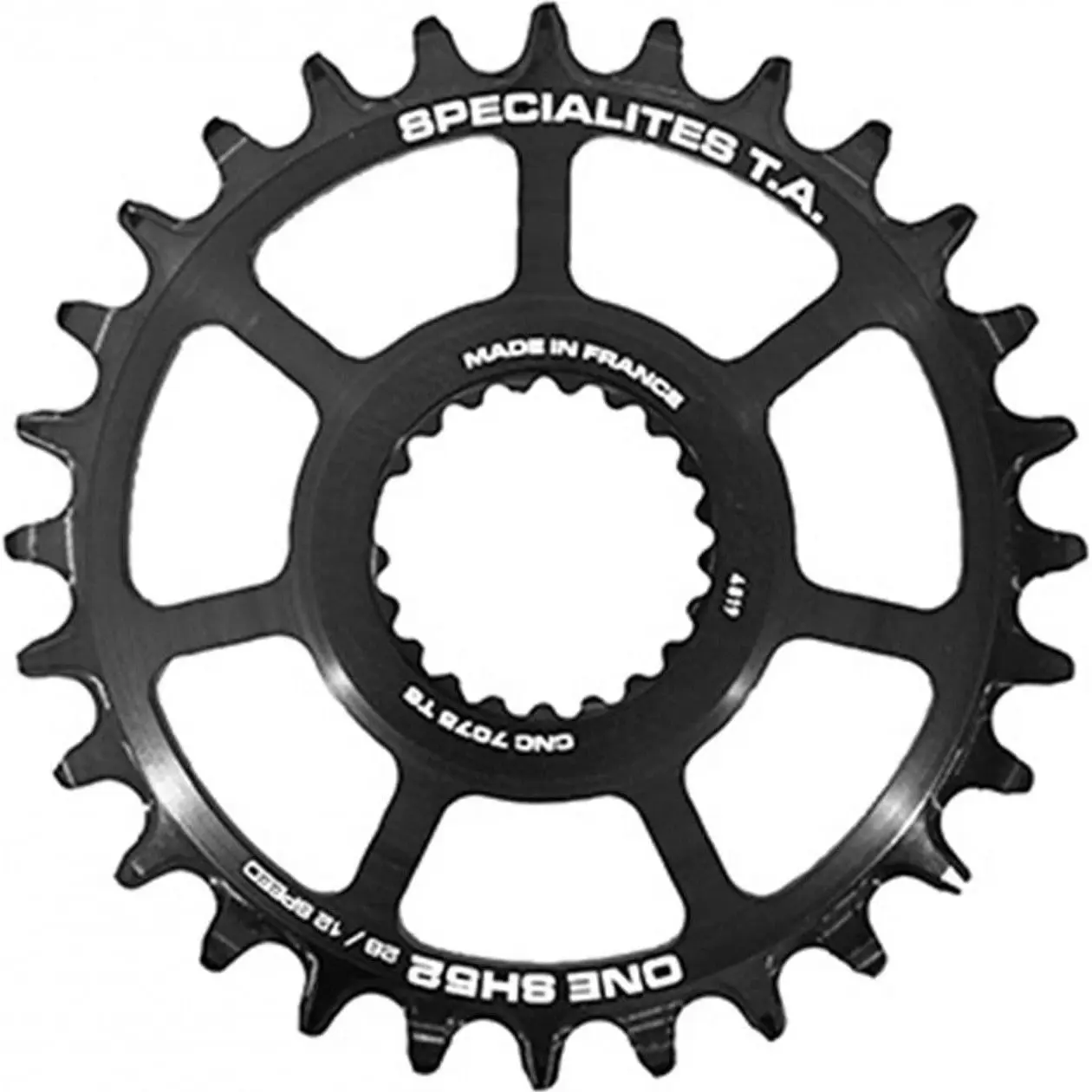 Kettenblatt mono direct mount specialities t.a. vtt shimano xtr m9100 - xt m8100 - slx m7100 ta one sh52 comp m900 10-11-12v.