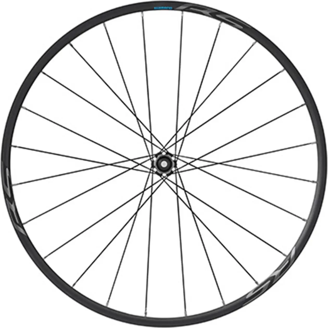Straßenfahrrad-Rad Disc Centerlock Vorderachse 12-100mm Shimano RS370 tubeless
