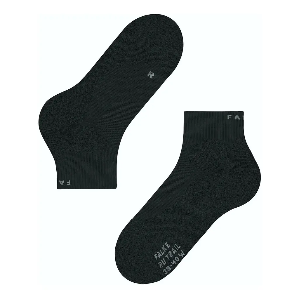 Falke RU Trail, Laufsocken, Herren, schwarz