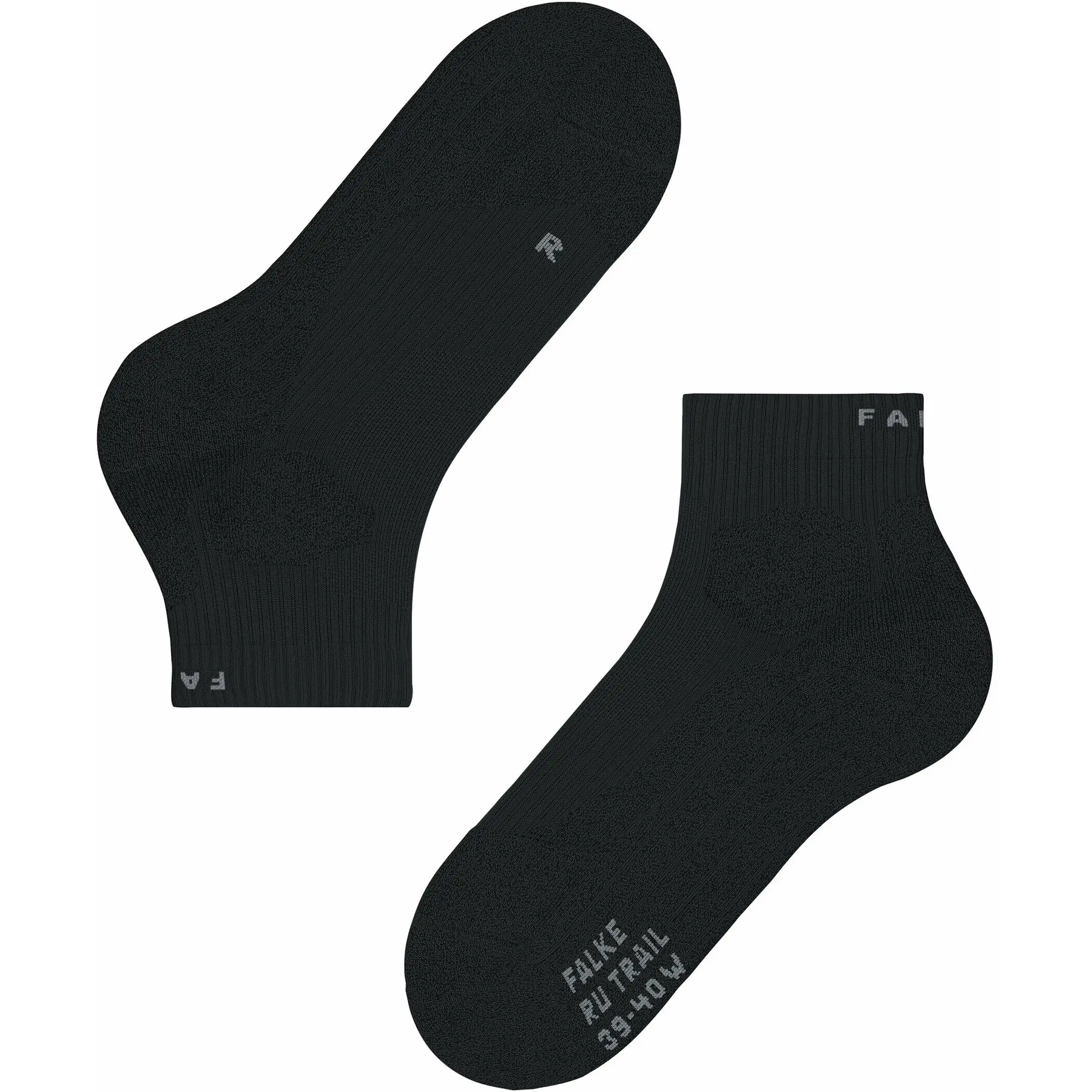 Falke RU Trail, Laufsocken, Damen, schwarz