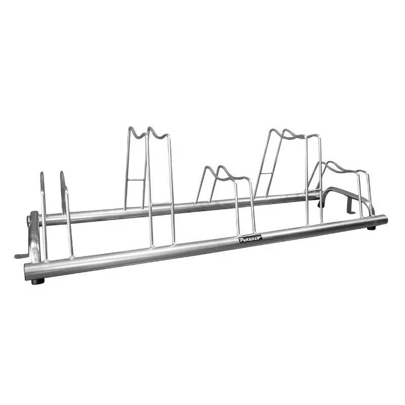 Rastrelliera 5 biciclette sfalsate compatibile con freno a disco Selection P2R