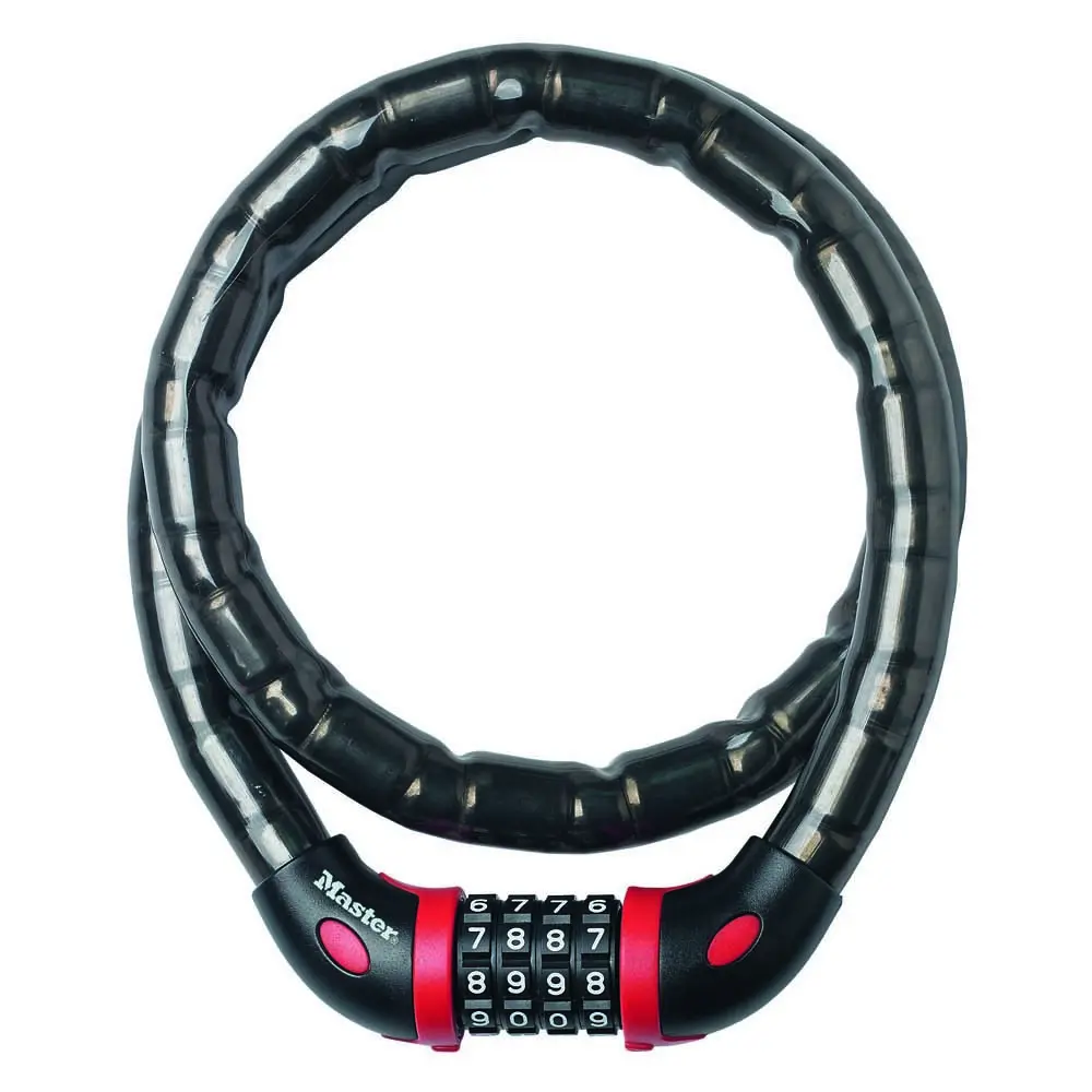 Lucchetto a combinazione per biciclette con cavo, livello di sicurezza 7 Masterlock