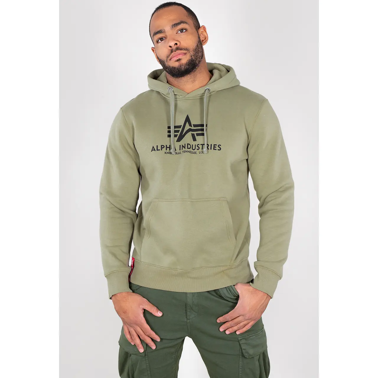 Felpa Alpha Industries con cappuccio Basic