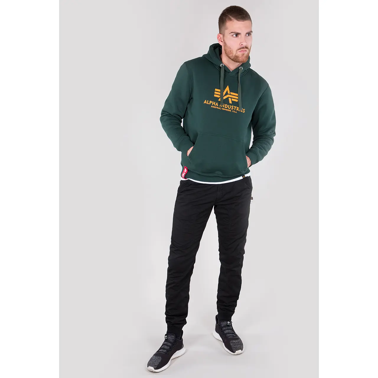 Felpa con cappuccio Alpha Industries Basic