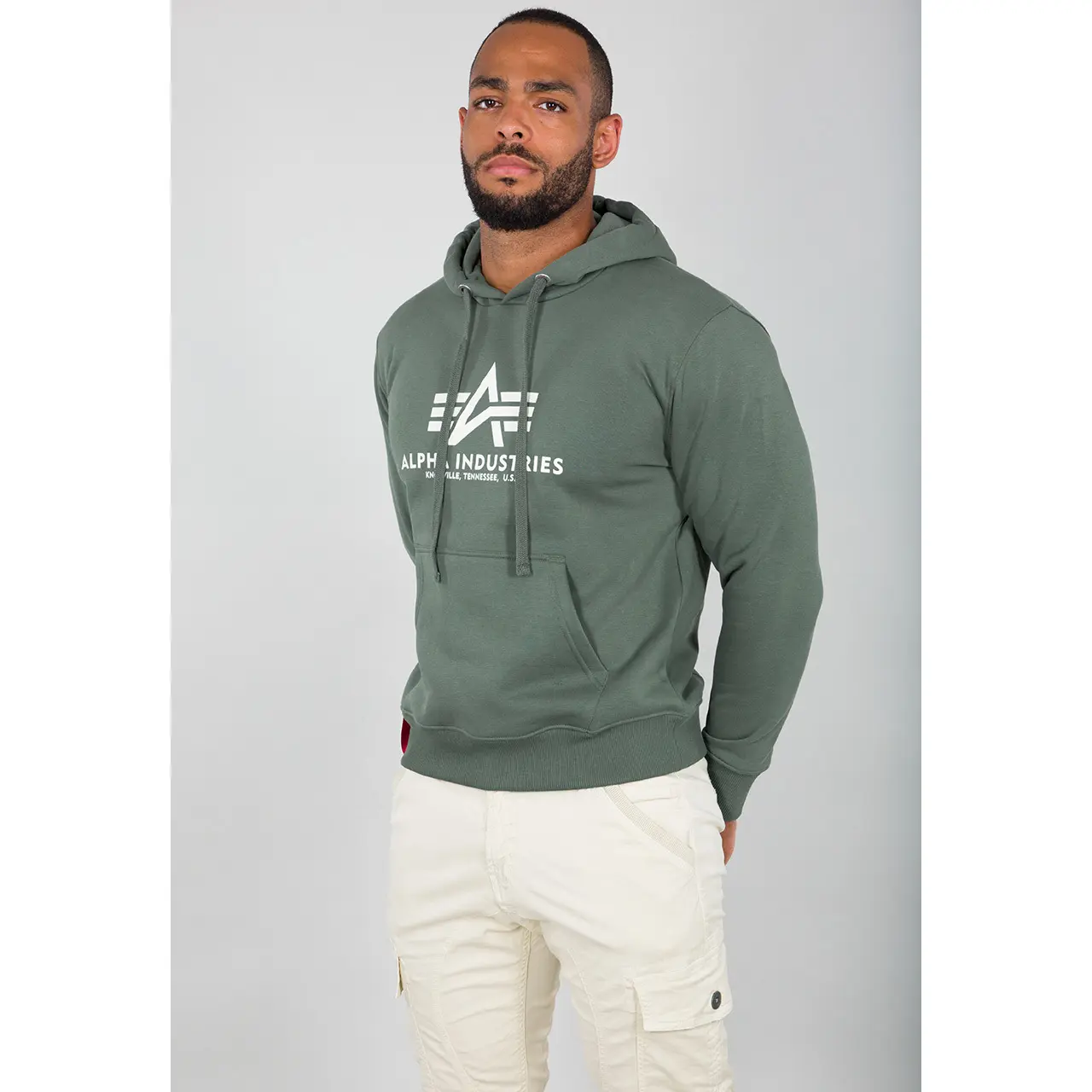 Felpa con cappuccio Alpha Industries Basic