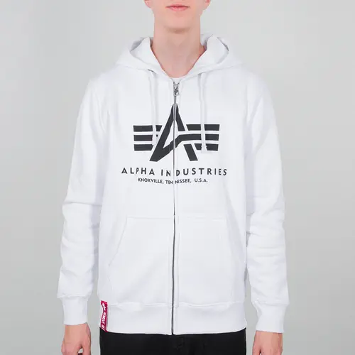 Felpa con cappuccio Alpha Industries Basic Zip