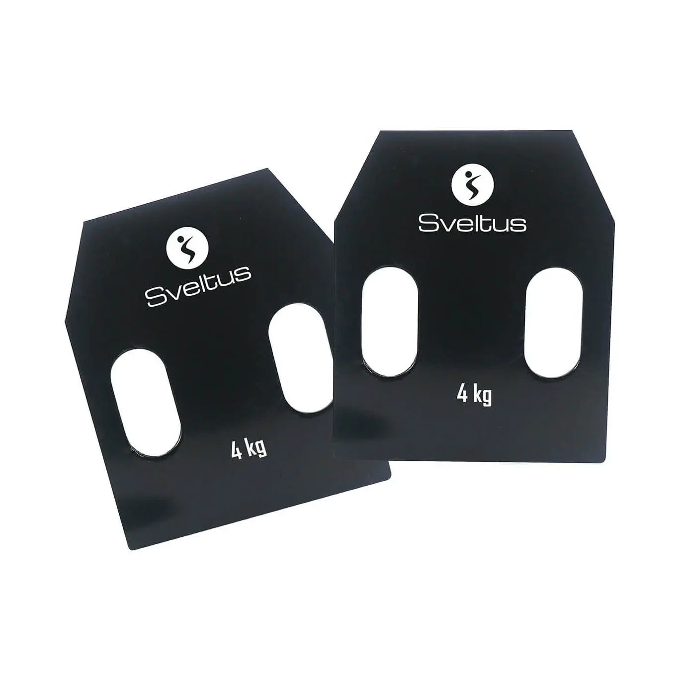 Paar Stahl-Ballastplatten mit Griffen Sveltus