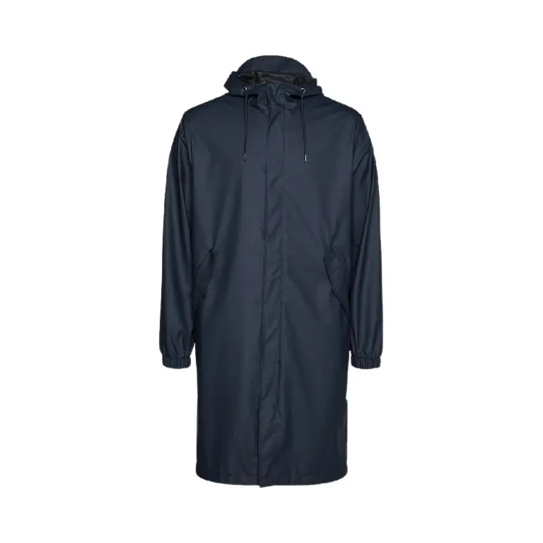 Rains Unisex Navy Fishtail Parka | Rainwear | | Xs - Bild 2