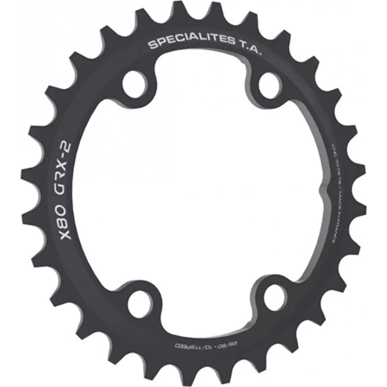 Innenplatte Spezialitäten T.A. Shimano Grx Double X80 Rx600-Rx810