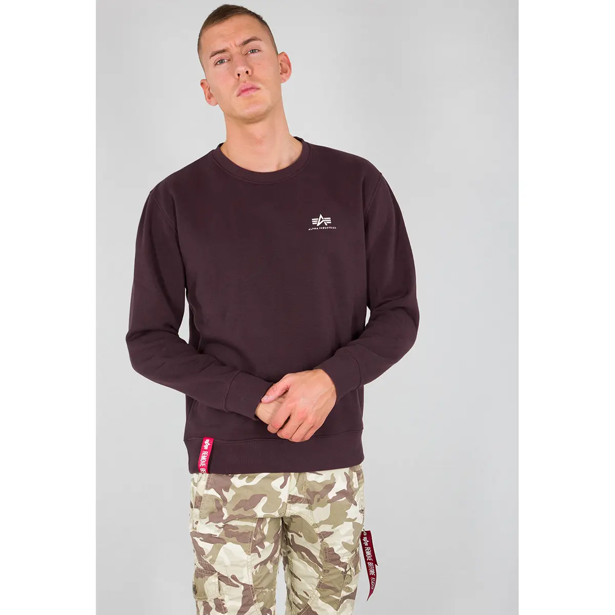 Felpa Alpha Industries Basic Small Logo