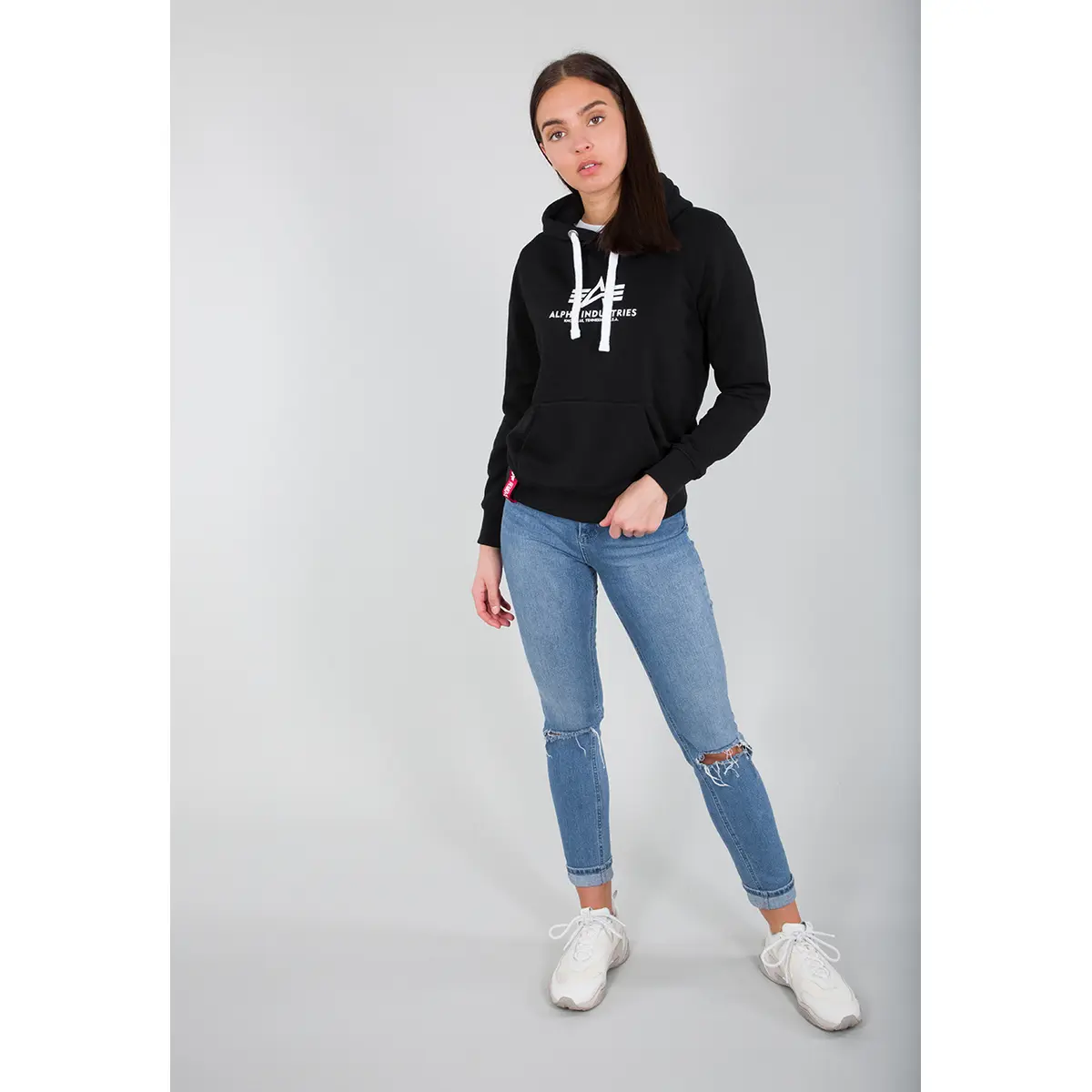 Felpa con cappuccio da donna Alpha Industries New Basic