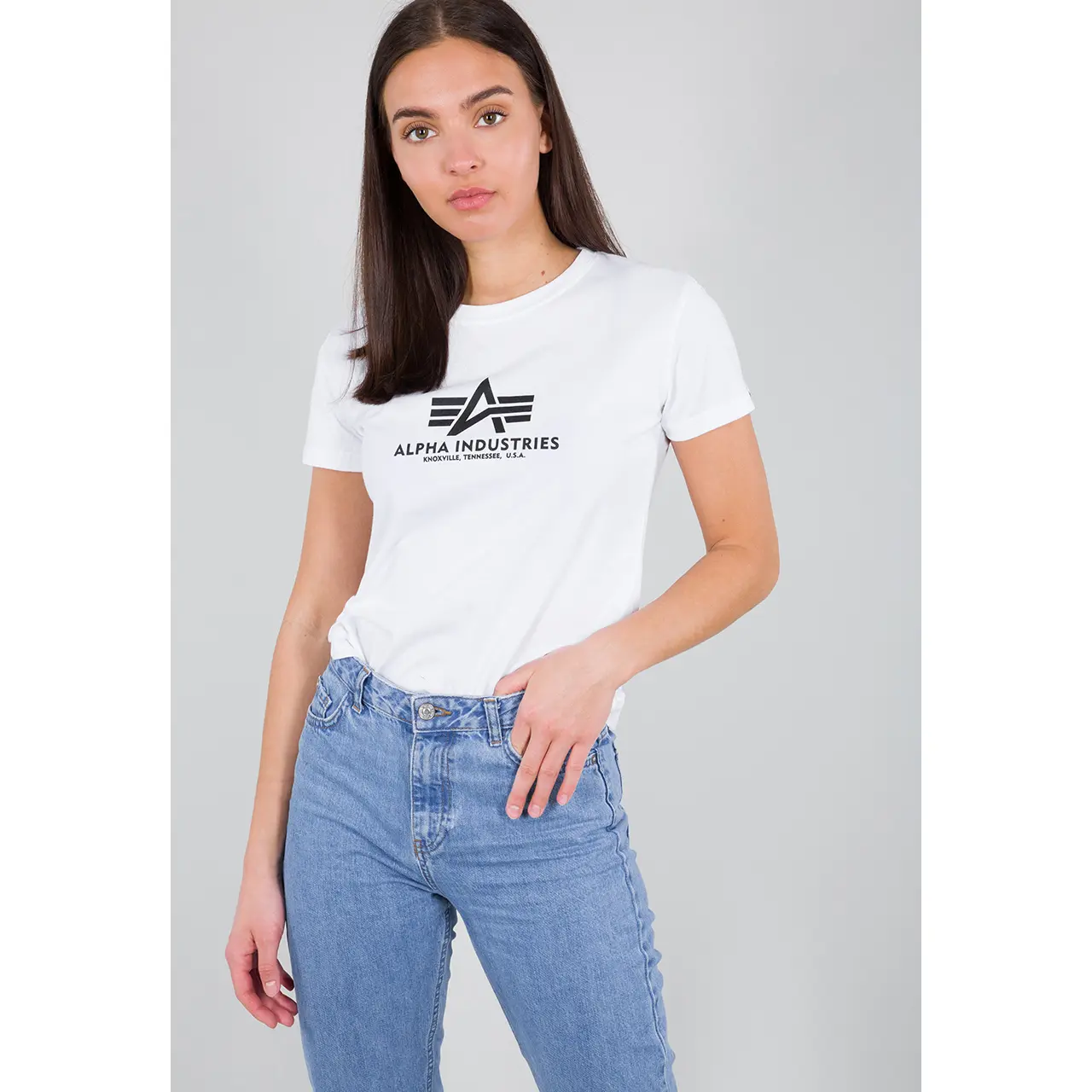 Frauen-T-Shirt Alpha Industries New Basic