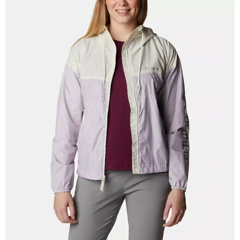 Columbia Femme Violet Veste Coupe Vent Flash Challenger Novelty