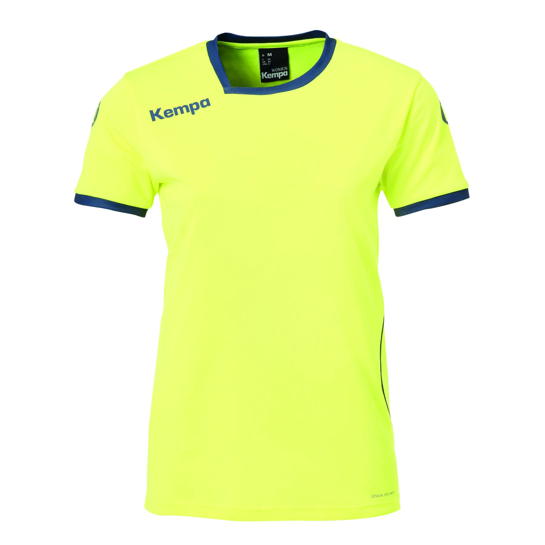Kempa Femme Maillot Curve Jaune Extra Grand
