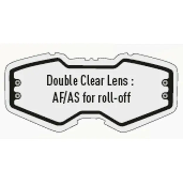 Double écran clair Kenny AF/AS Ventury roll off - TU - Unisex - Adulte