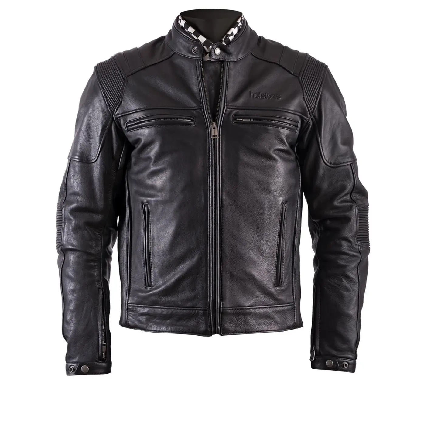 Giacca da moto in pelle liscia Helstons trust