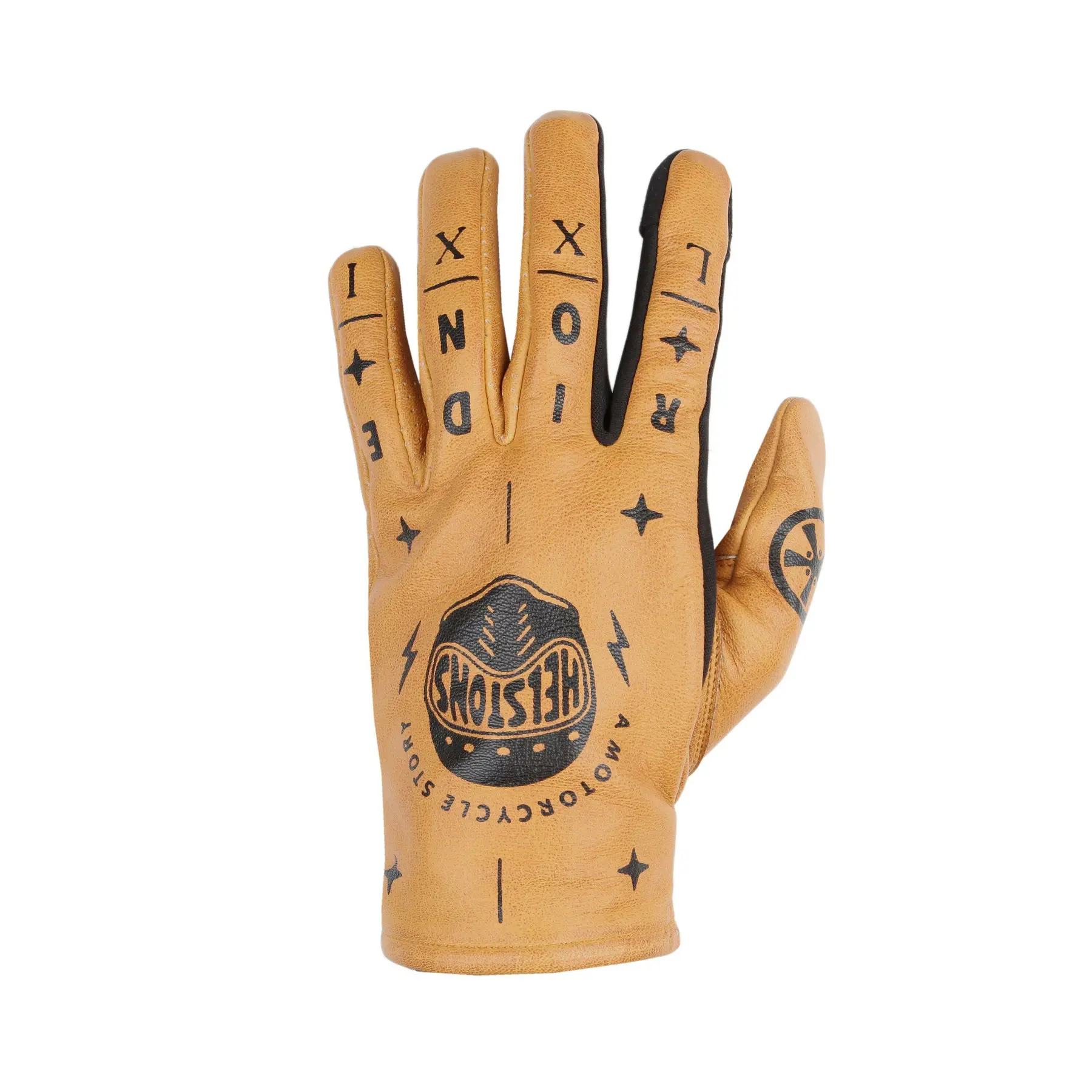 Guanti da moto in pelle estivi Helstons kustom