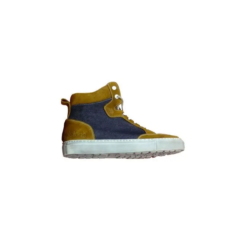 Baskets moto in tela armalith-pelle donna Helstons maya