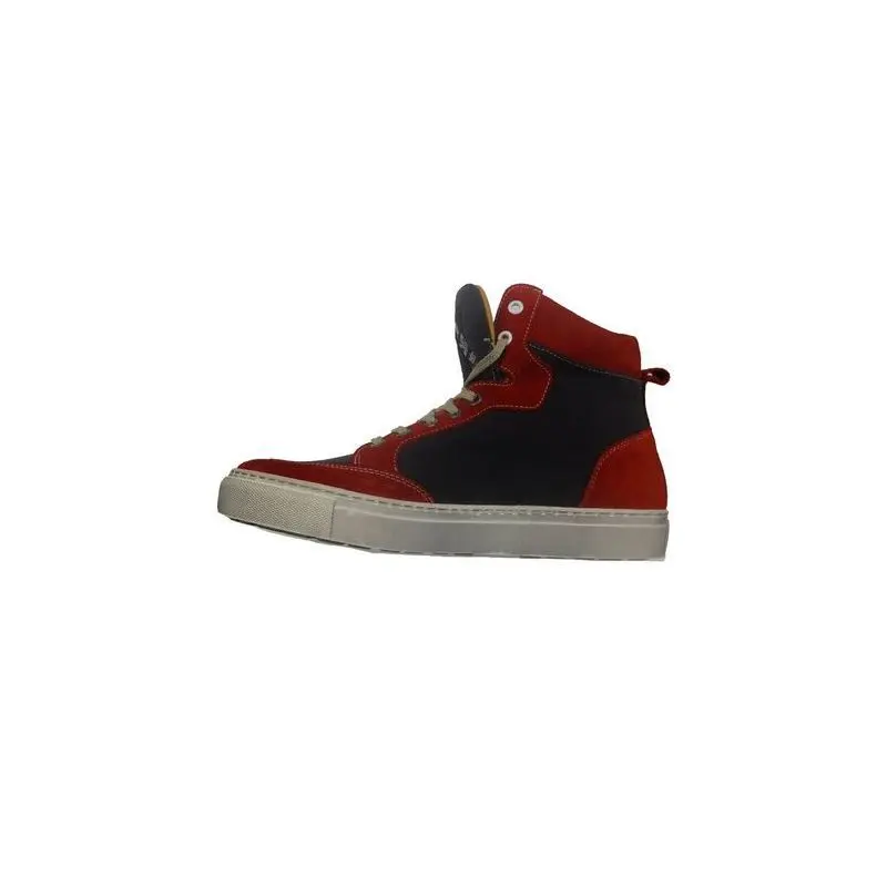 Baskets moto in tela armalith-pelle donna Helstons maya