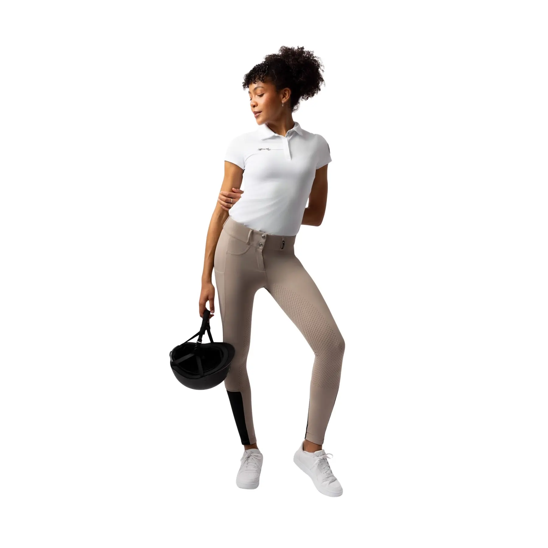 Pantaloni da equitazione full grip da donna Horze Evelyn