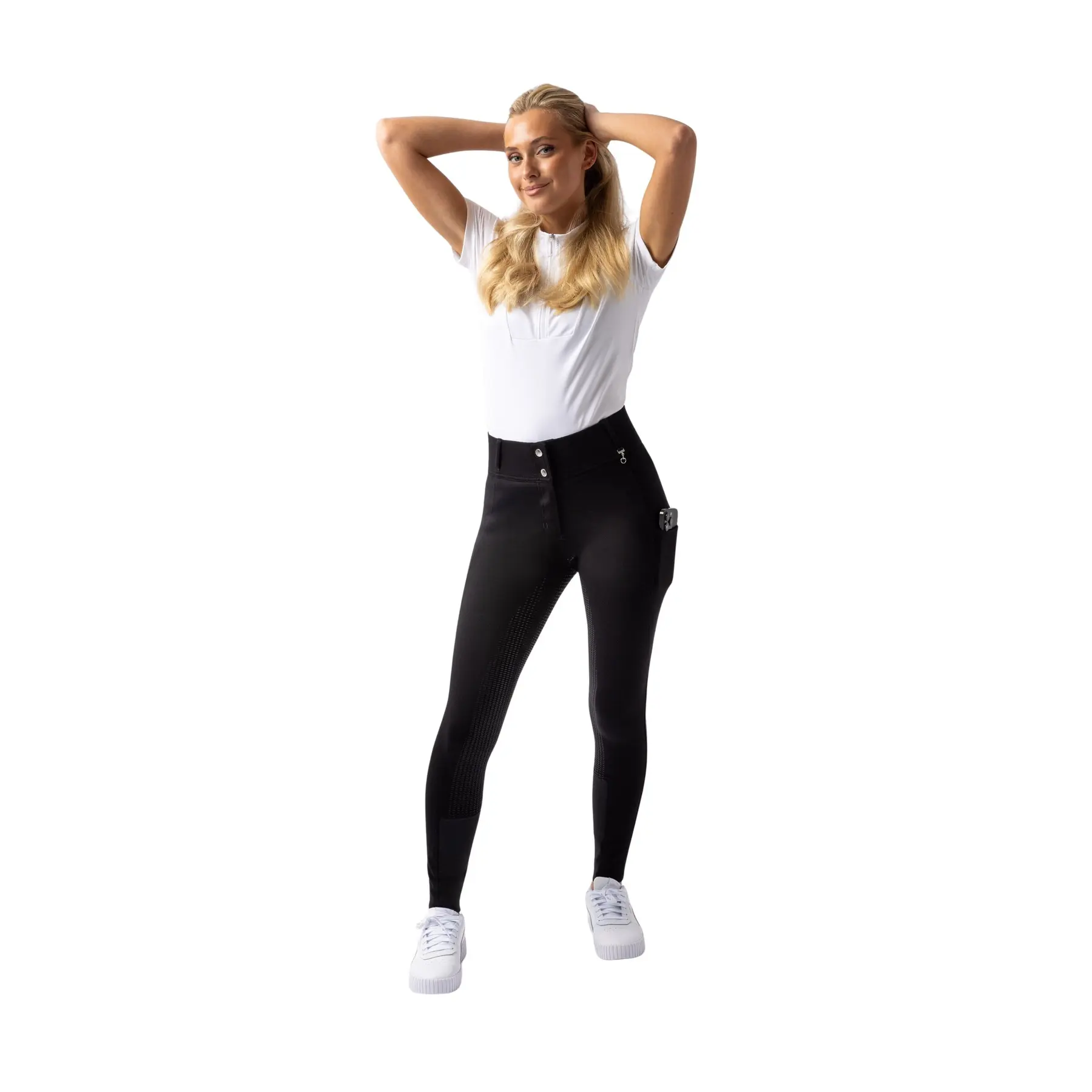 Pantaloni da equitazione full grip da donna Horze Mira
