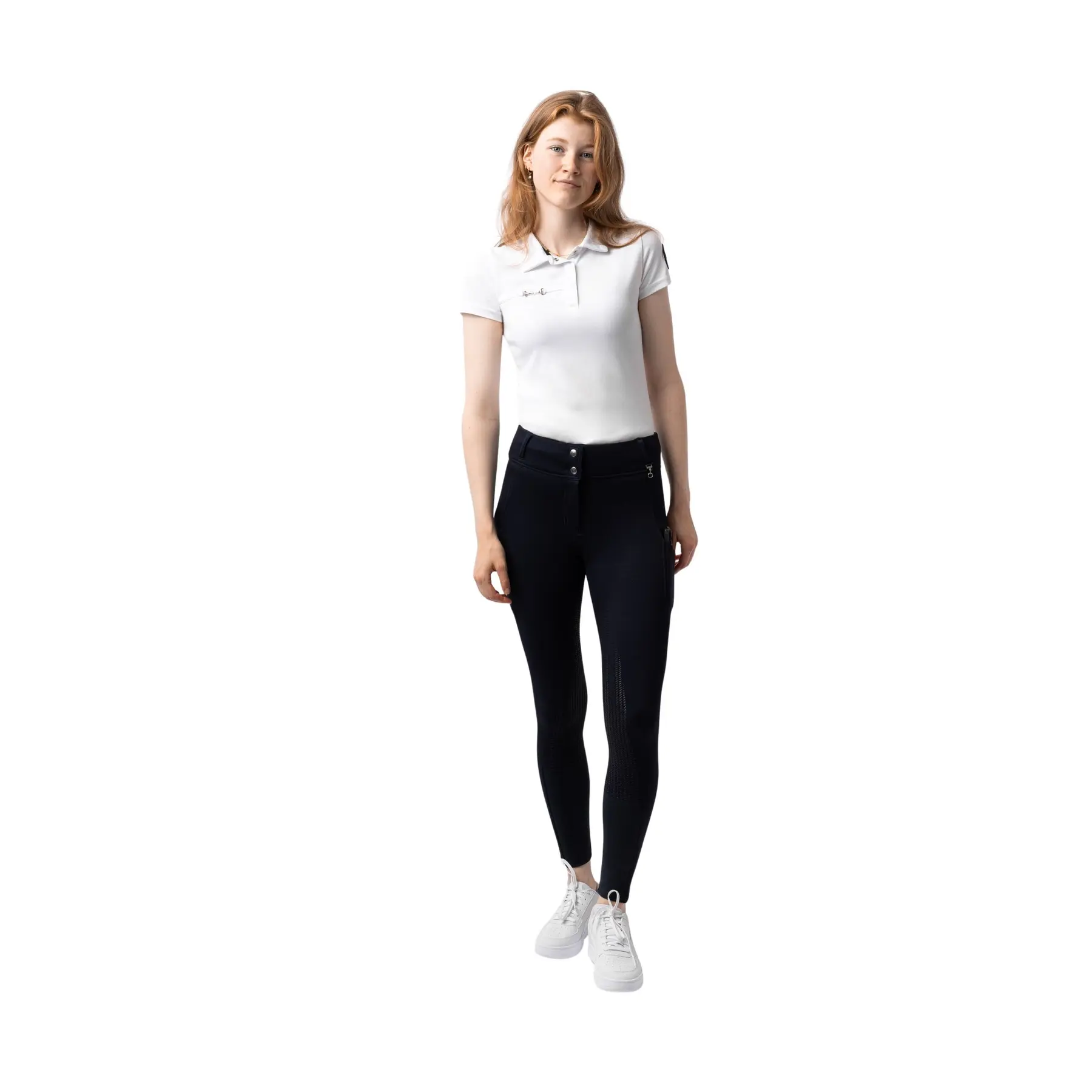 Women's thermal full grip riding leggings Horze Mira