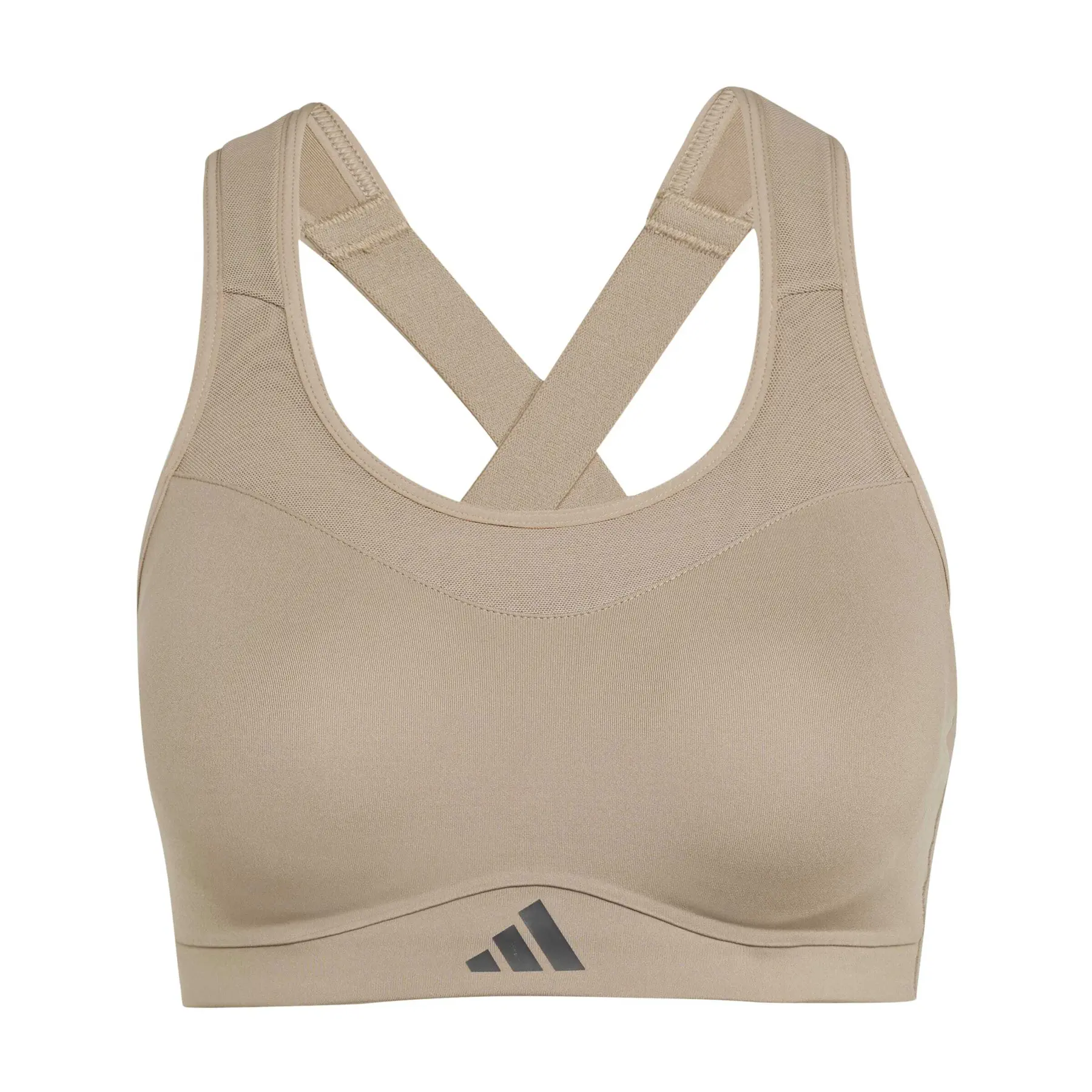 Damen-Sport-BH adidas TLRD Impact - Farbe: Braun