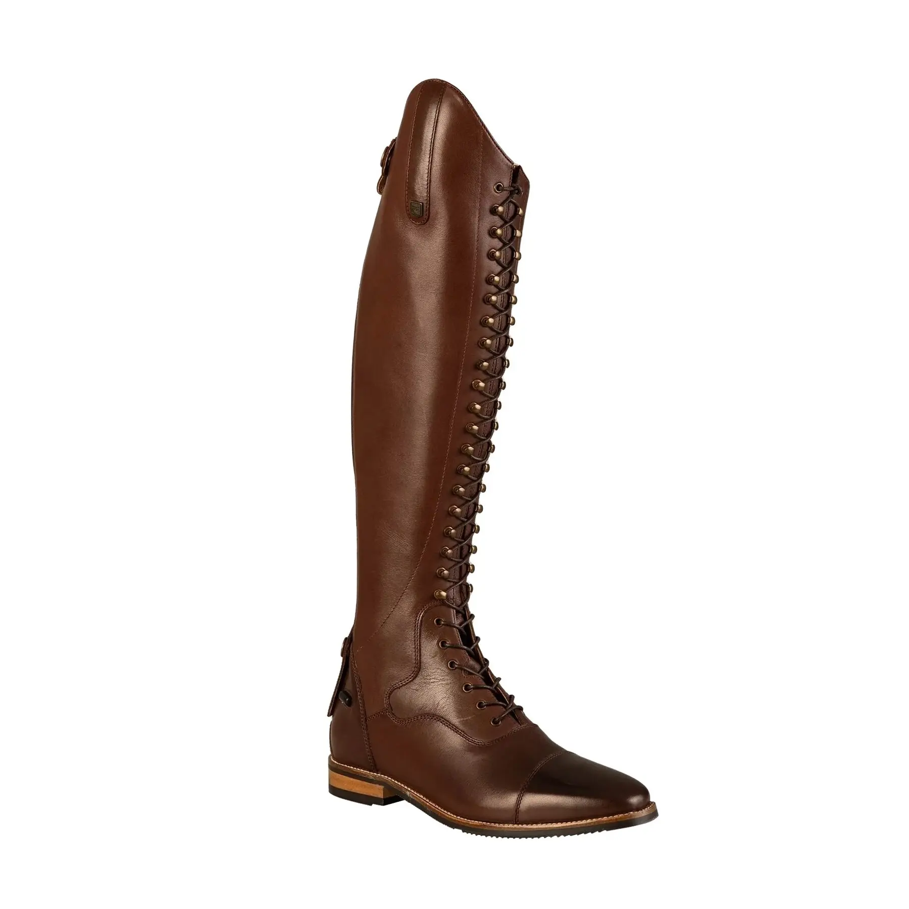 Stivali da equitazione stringati da donna in pelle Premier Equine Maurizia Regular