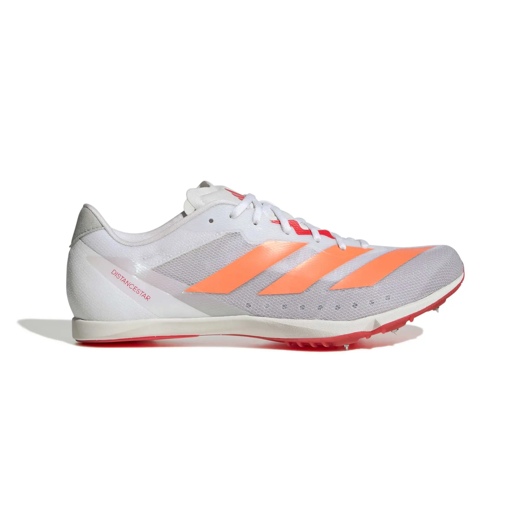 Spikes Leichtathletikschuhe adidas DistanceStar - Farbe: Blanc
