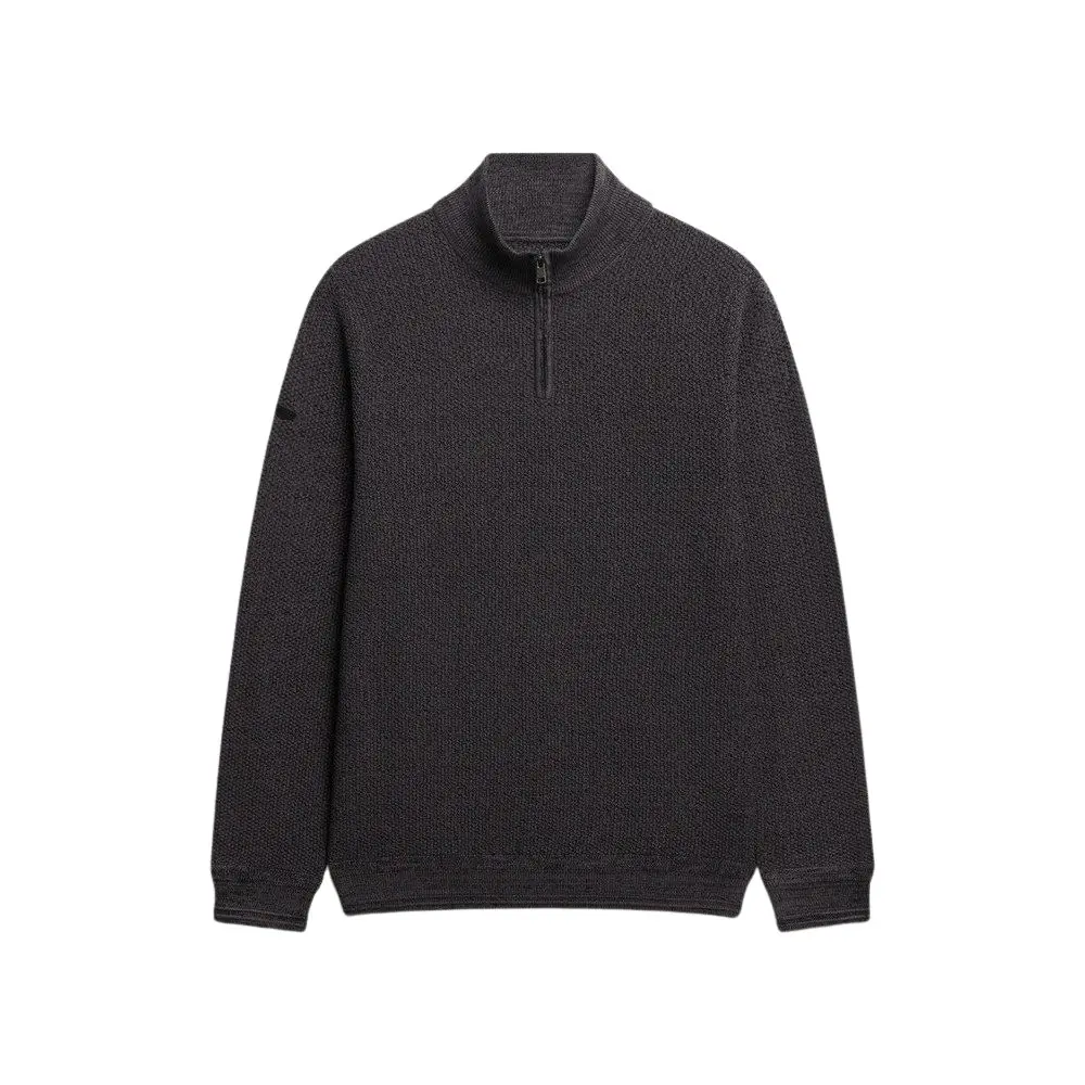 Pull texturé en coton à col camionneur Superdry