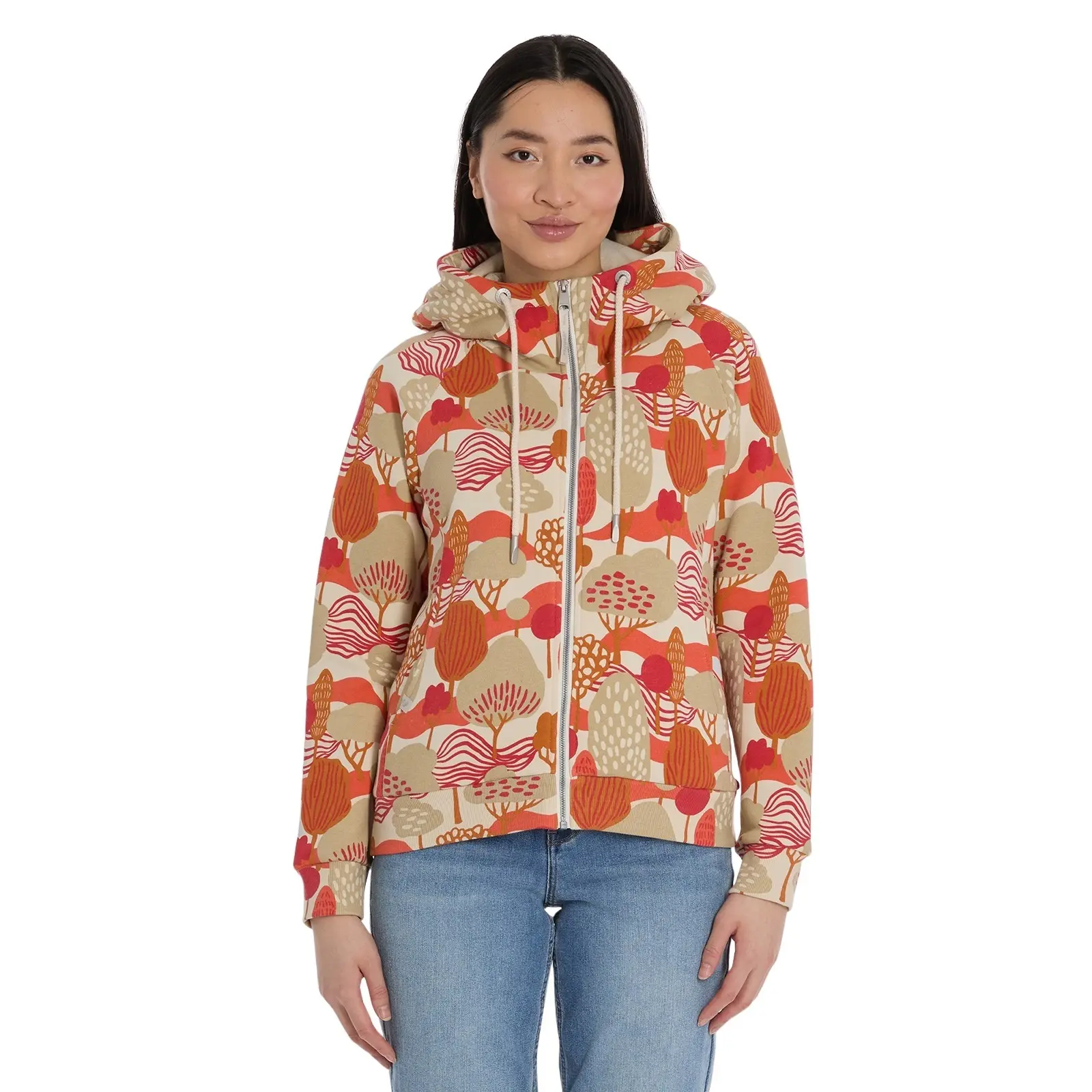 Felpa con cappuccio da donna Ragwear Fllawia Print