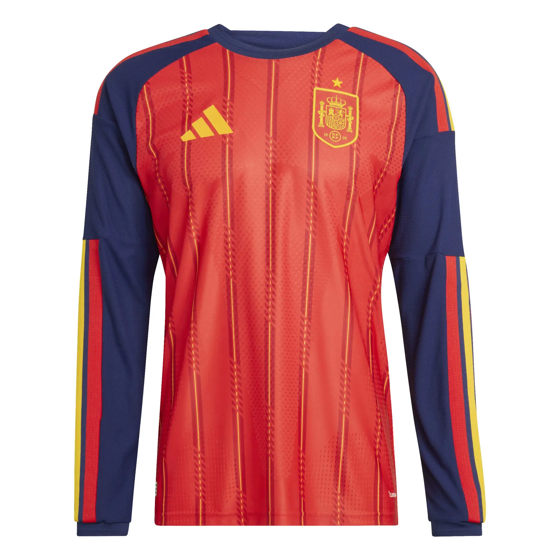 Camiseta Local Auténtica de Manga Larga España Coupe du Monde 2026