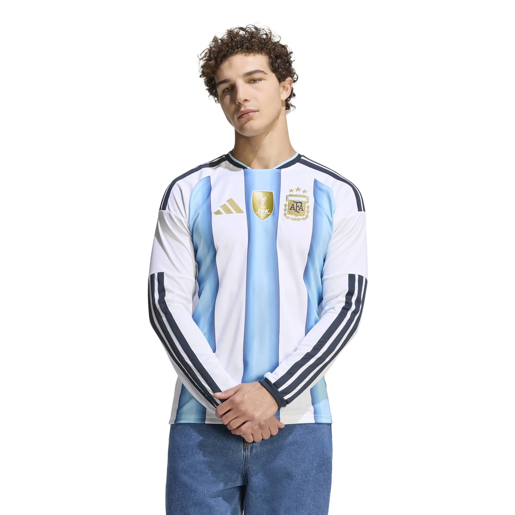 Camiseta local de manga larga Argentina Coupe du Monde 2026