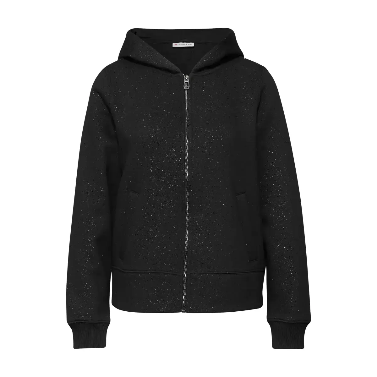 Giacca con cappuccio e paillettes Cecil